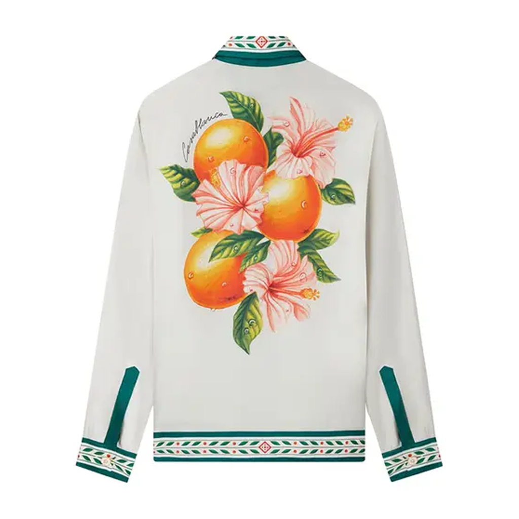 Men's CASABLANCA Long Sleeved Silk Shirt #3461