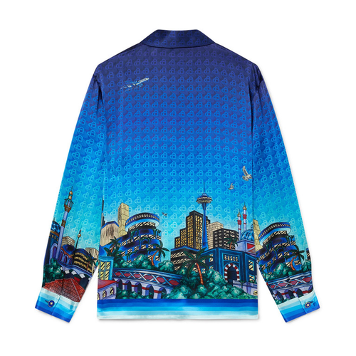 Men's CASABLANCA Long Sleeved Silk Shirt #3468