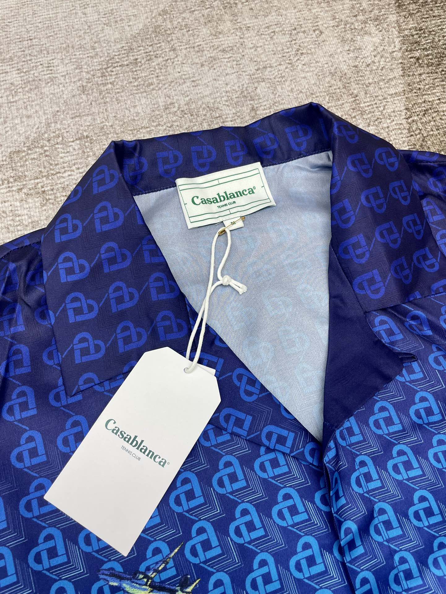 Men's CASABLANCA Long Sleeved Silk Shirt #3468