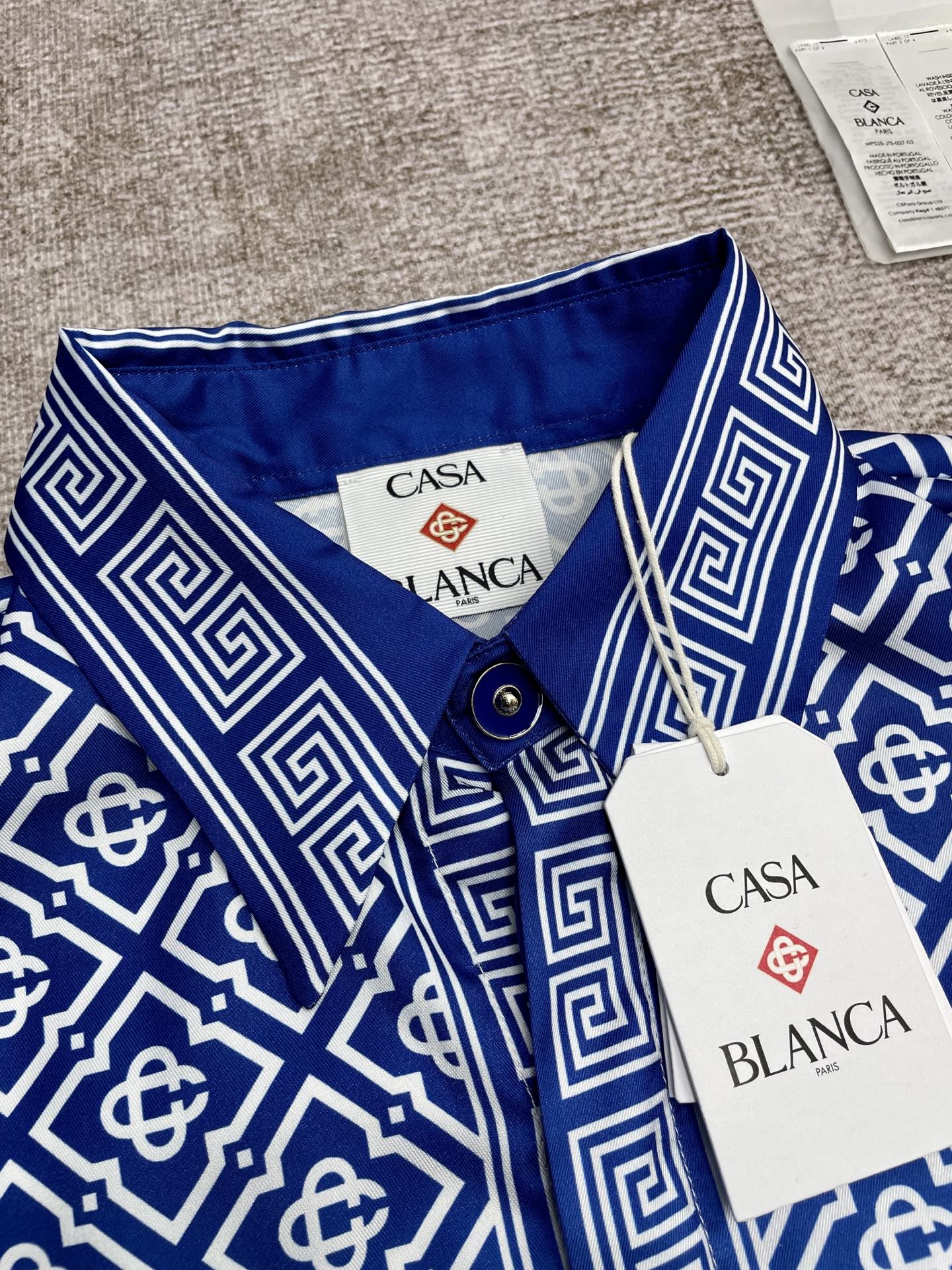 Men's CASABLANCA Long Sleeved Silk Shirt #3528